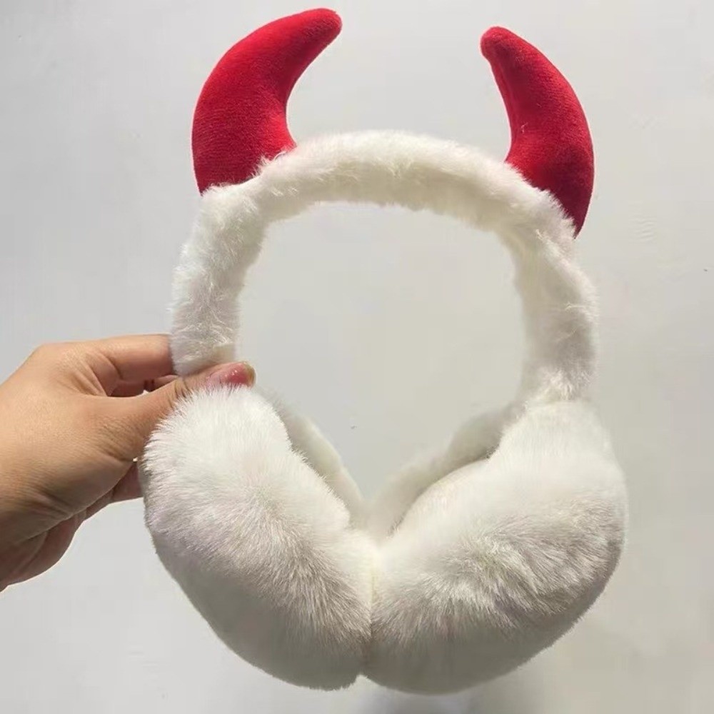 Earmuffs Foldable - Gothic Foldable Earmuffs Devil Horn Bat