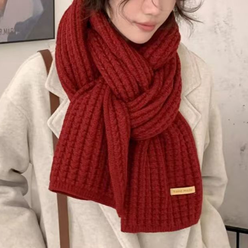 Thick Cable Knit Warm Cashmere - đánh giá và giá Wool Scarf Men