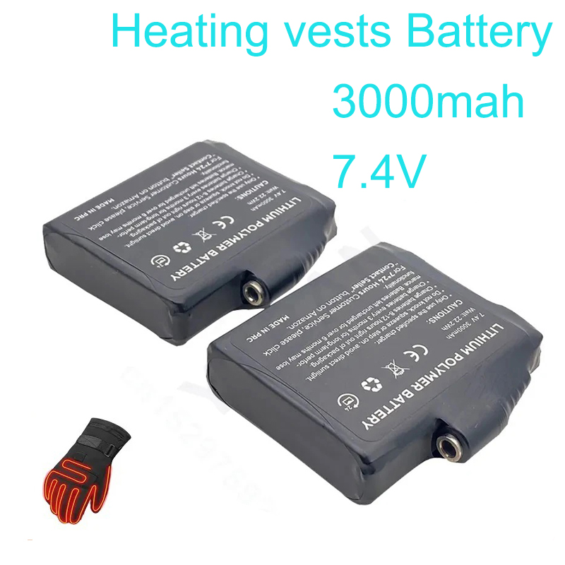 Glove Battery 7.4V 3000mAh Pol - đánh giá và giá Heated Vest Battery