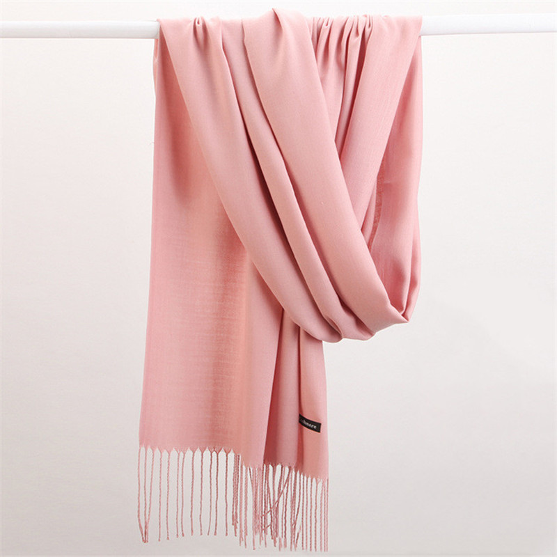 Fashion Solid Color 2023 Women - đánh giá và giá Shawl Wrap Winter