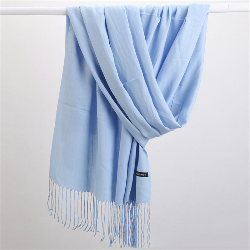 Fashion Solid Color 2023 Women - đánh giá và giá Shawl Wrap Winter