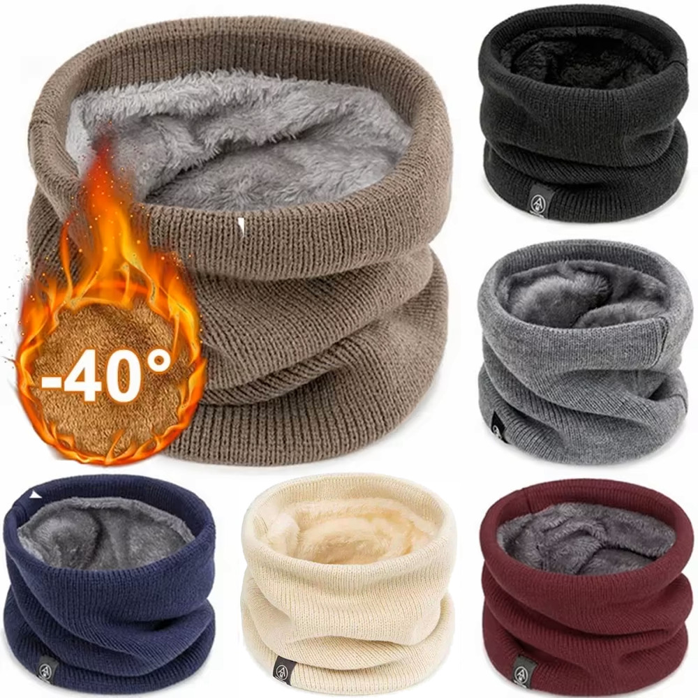 Thick Knit Neck Warmer Fleece  - đánh giá và giá Neck Gaiter Fleece