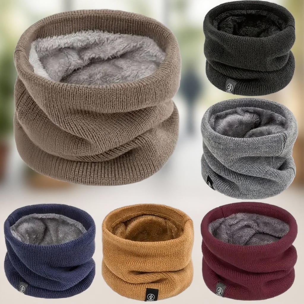Warm Knitted Scarf Thickened P - đánh giá và giá Neck Gaiter Fleece