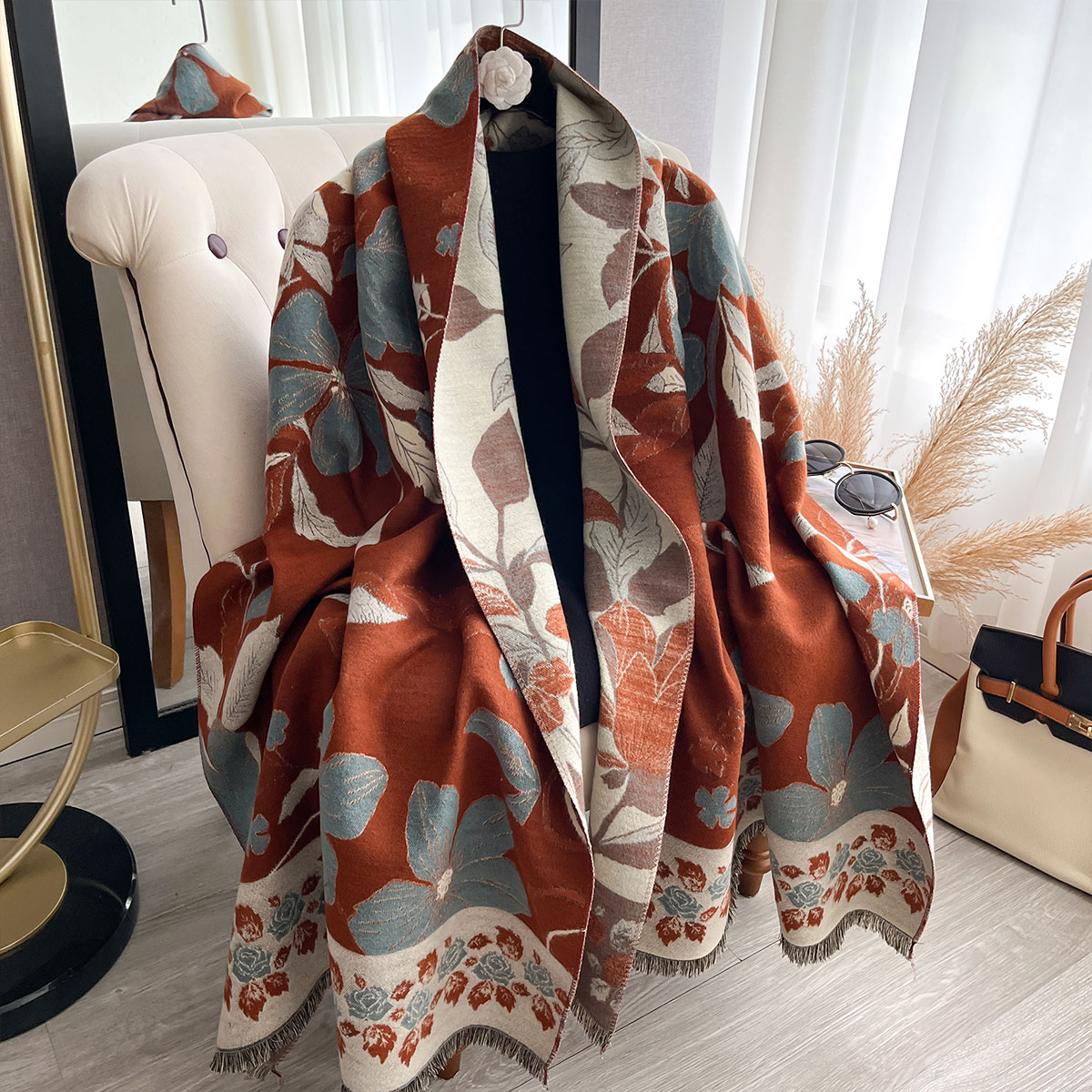 Women Thicken Luxury Winter Pa - đánh giá và giá Shawl Wrap Winter