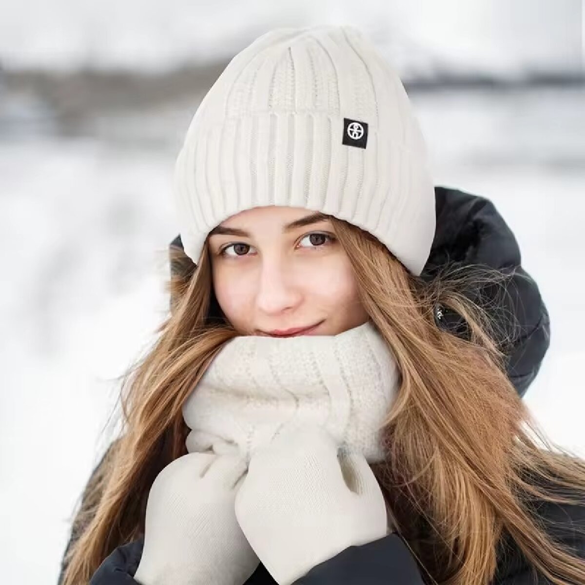 3pcs Winter Beanie Hat Gloves  - đánh giá và giá Wool Scarf Men
