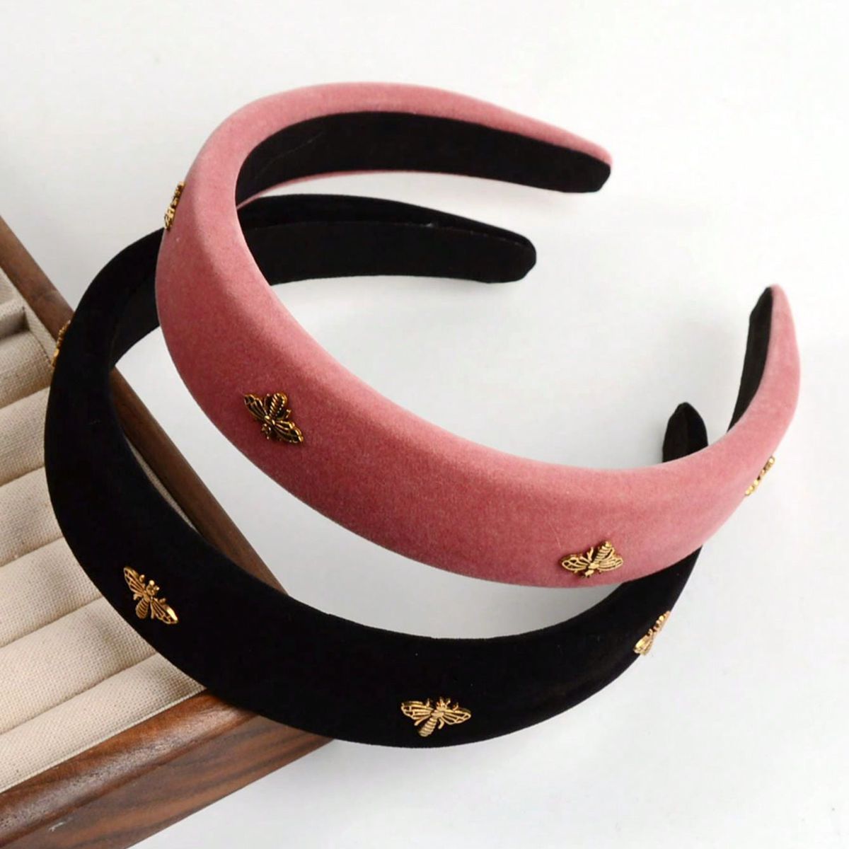 Little Bee Black Velvet Headba - đánh giá và giá Winter Headband Fleece