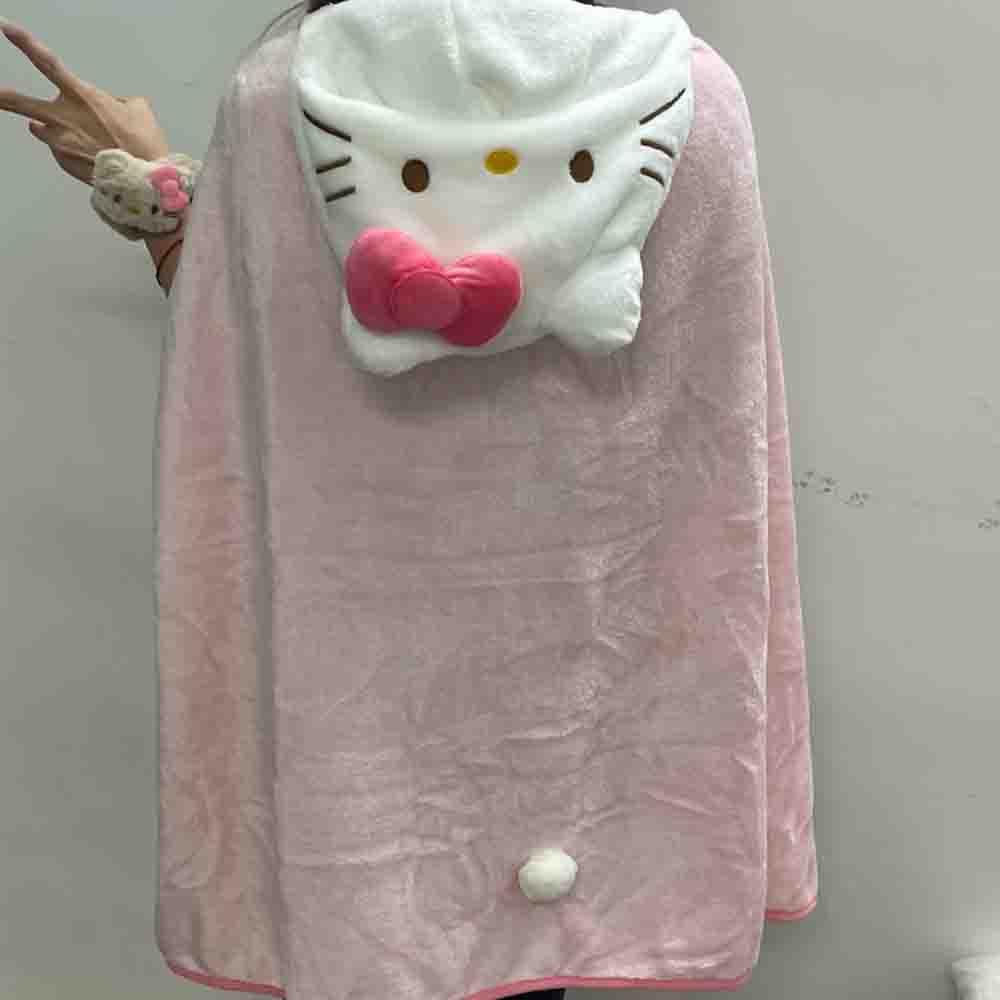 Cute Hellokitty Cloak Shawl Ai - đánh giá và giá Shawl Wrap Winter
