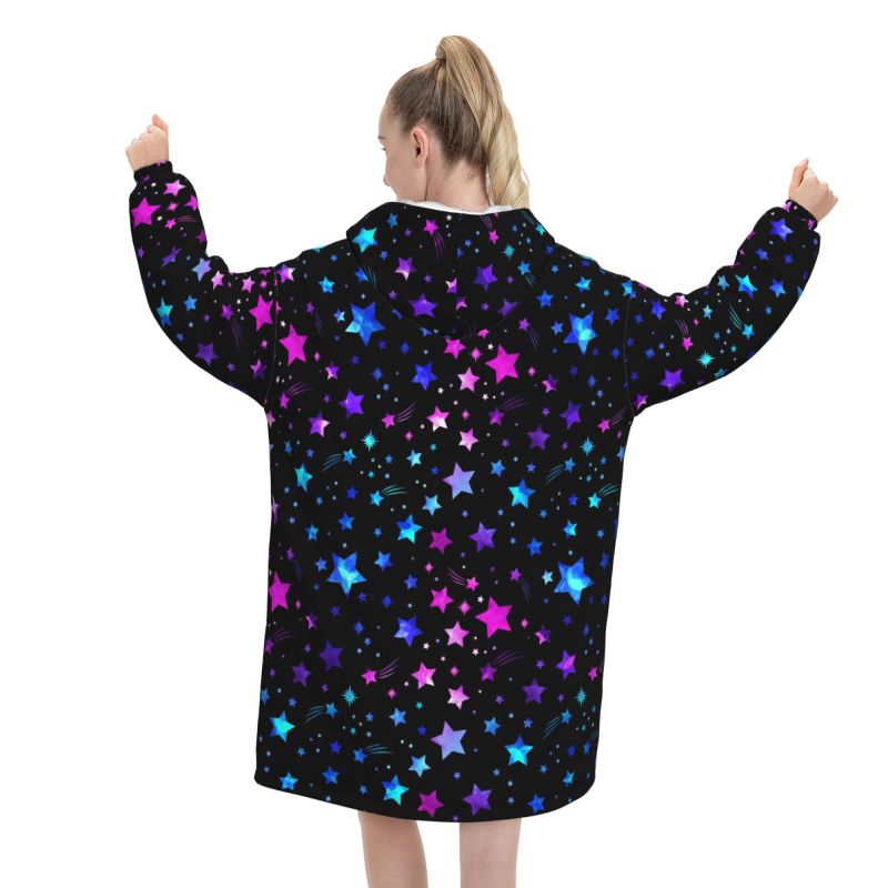 Space Galaxy Constellation Zod - đánh giá và giá Sherpa Hoodie Fleece