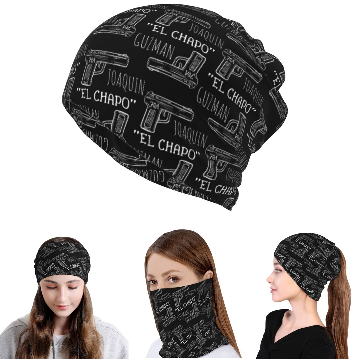 Joaquin El Chapo Guzman Narcos - đánh giá và giá Knit Beanie Hat Warm